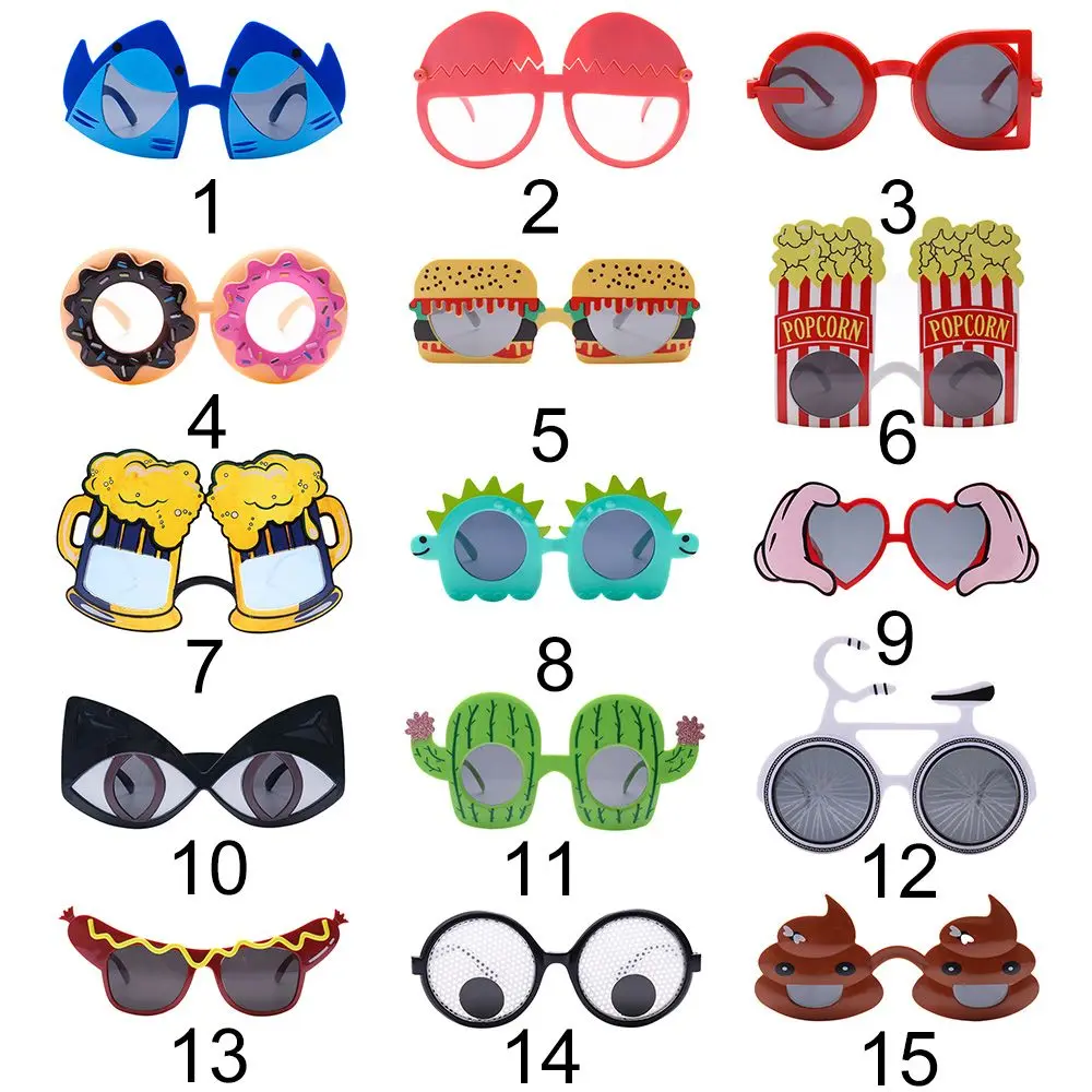 Funny Sunglasses Party Decoration Aldult Happy Birthday Glasses Selfie Props Kids Favor Party Decor