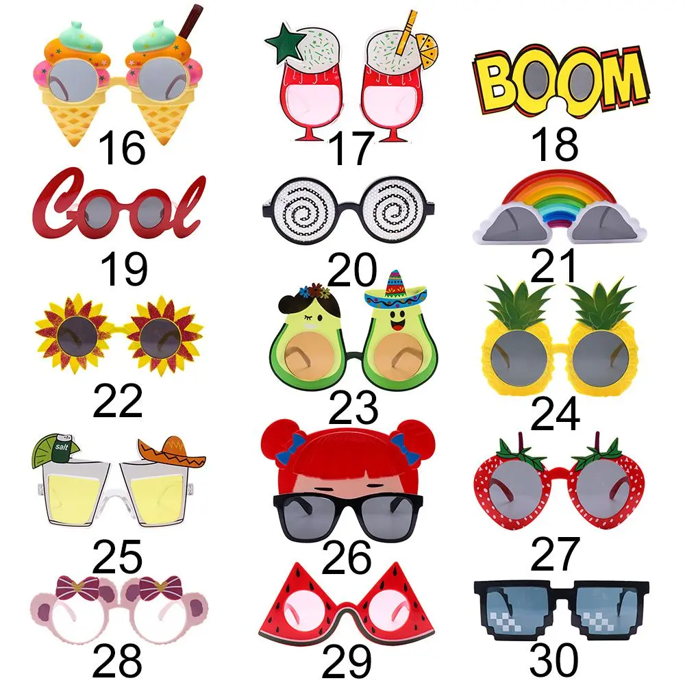 Funny Sunglasses Party Decoration Aldult Happy Birthday Glasses Selfie Props Kids Favor Party Decor