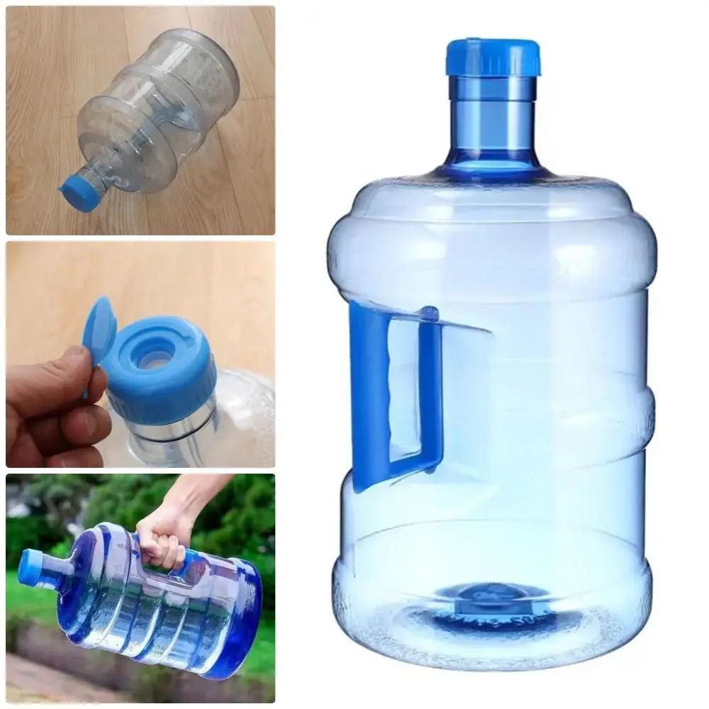 Empty Pure Water Bottle Jug Reusable Portable Mineral Water Container Outdoor Car Storage Bucket Food Grade Dispenser Barrel