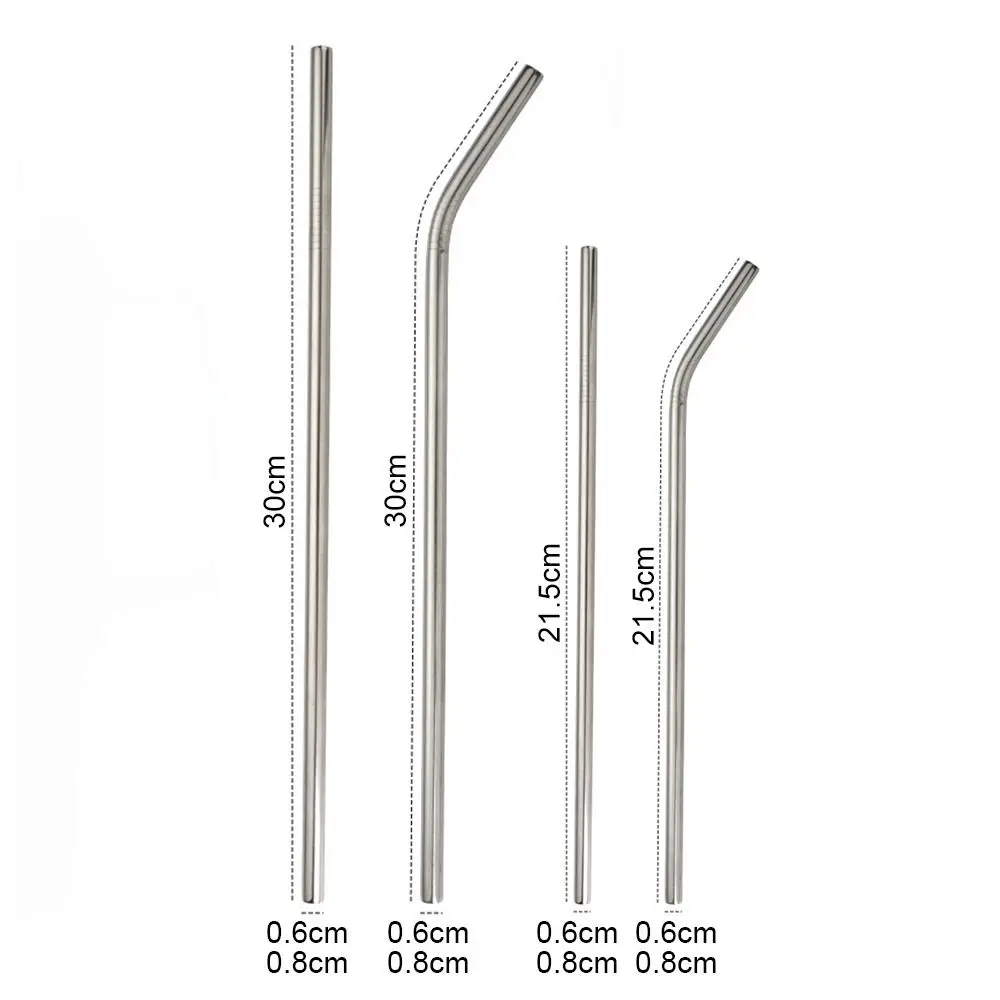 1Pcs Reusable Stainless Steel Straws Straight Bent Straws Vacuum Tumbler Themos Cup Straw for Stanley 30oz 40oz Tyeso Cup