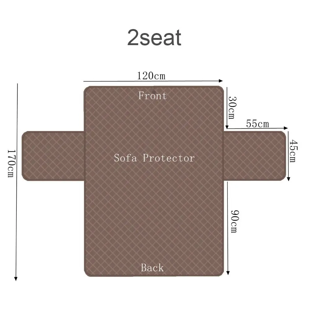 Waterproof Sofa Cover for Dog Pet Kids Quilted Anti-wear Couch Cover Recliner Armchair Furniture Slipcovers 1/2/3 Seater Protect