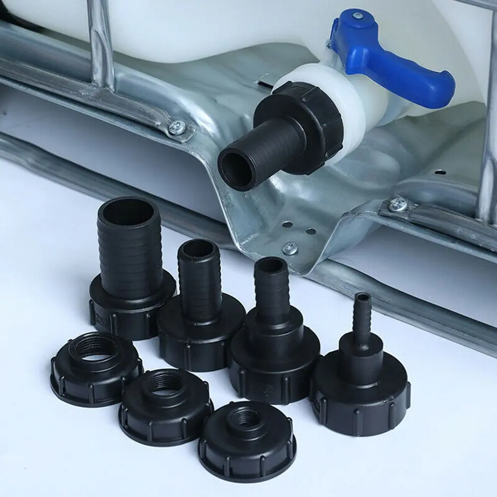 IBC Tank Adapter Adaptor Connector Water Tank Outlet Connection Fitting Tool For Home Garden Water Connectors Hose Fittings