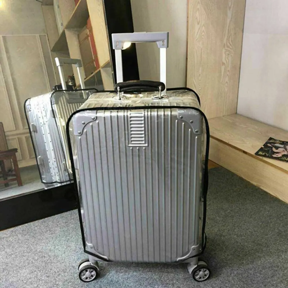 Transparent Travel Luggage Cover Waterproof Luggage Protector Covers Dustproof Protector Covers for 16-30 Inch Suitcase Case