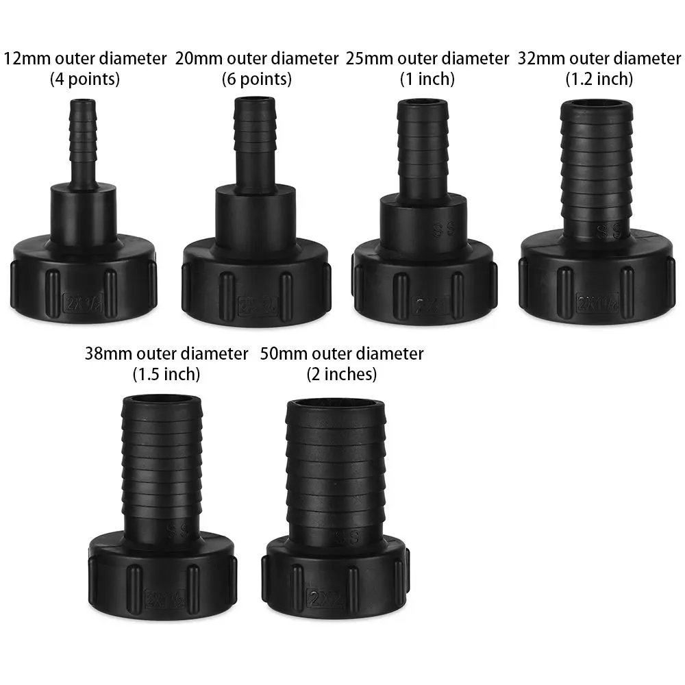 IBC Tank Adapter Adaptor Connector Water Tank Outlet Connection Fitting Tool For Home Garden Water Connectors Hose Fittings