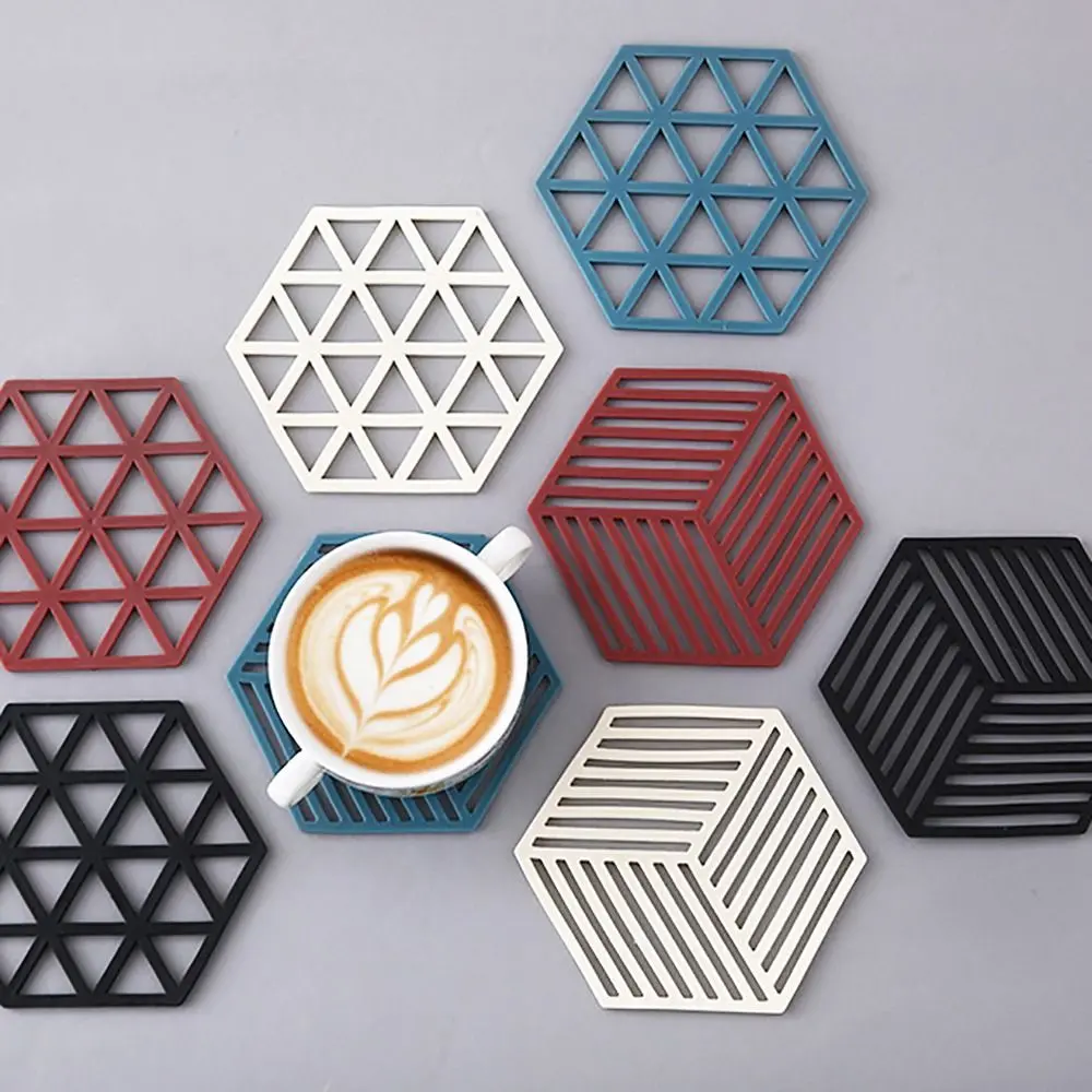 Multifunction Silicone Trivet Mats Convenient Kitchen Tool Silicone Placemats Bowl Dish Mats for Home Kitchen