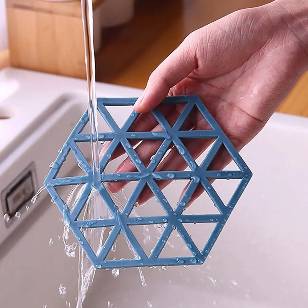 Multifunction Silicone Trivet Mats Convenient Kitchen Tool Silicone Placemats Bowl Dish Mats for Home Kitchen