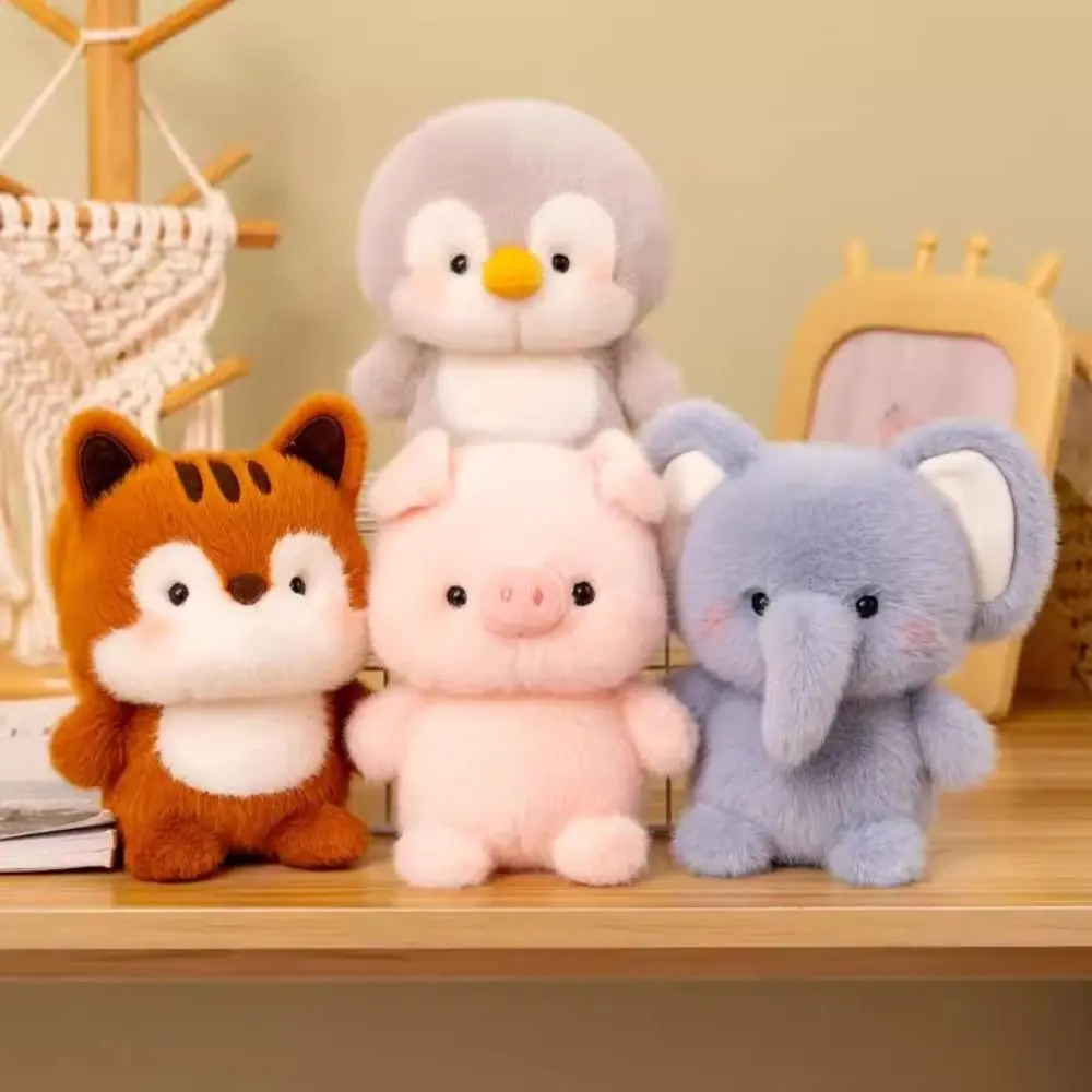 Kawaii 16cm Plush Companion Doll Plush Elephant Stuffed Animal Pillow Super Soft Bear Animal Plush Toy Desk