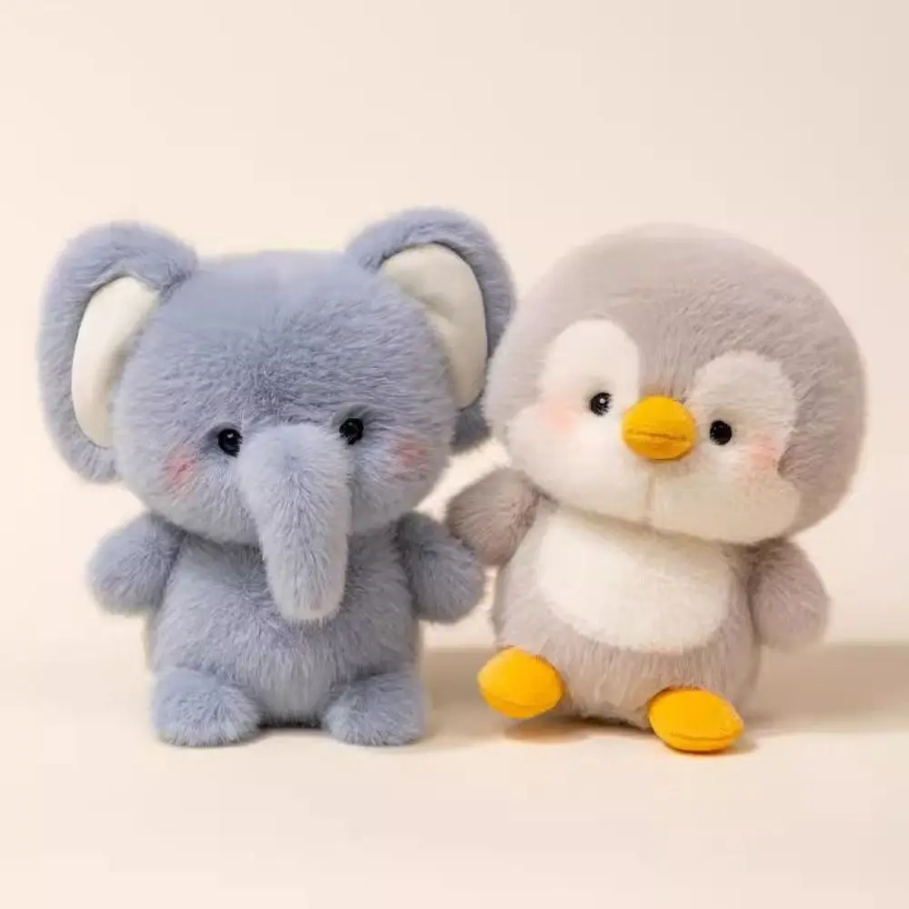 Kawaii 16cm Plush Companion Doll Plush Elephant Stuffed Animal Pillow Super Soft Bear Animal Plush Toy Desk