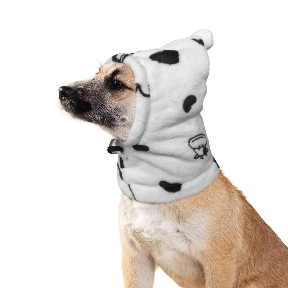 Dog Calming Earmuffs Pet Cover Head Hat Warm Anxiety Relief Puppy Scarf Cap Breathable Pet Accessories