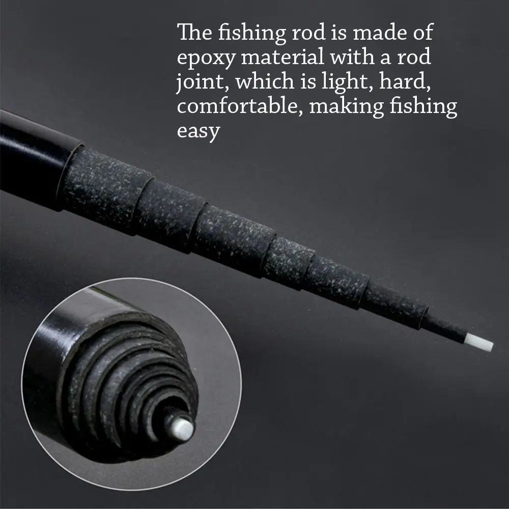 Ultralight Telescopic Fishing Rod Travel SuperHard Stream Lake Hand Pole Carp Feeder Portable Fishing Rods Tackle