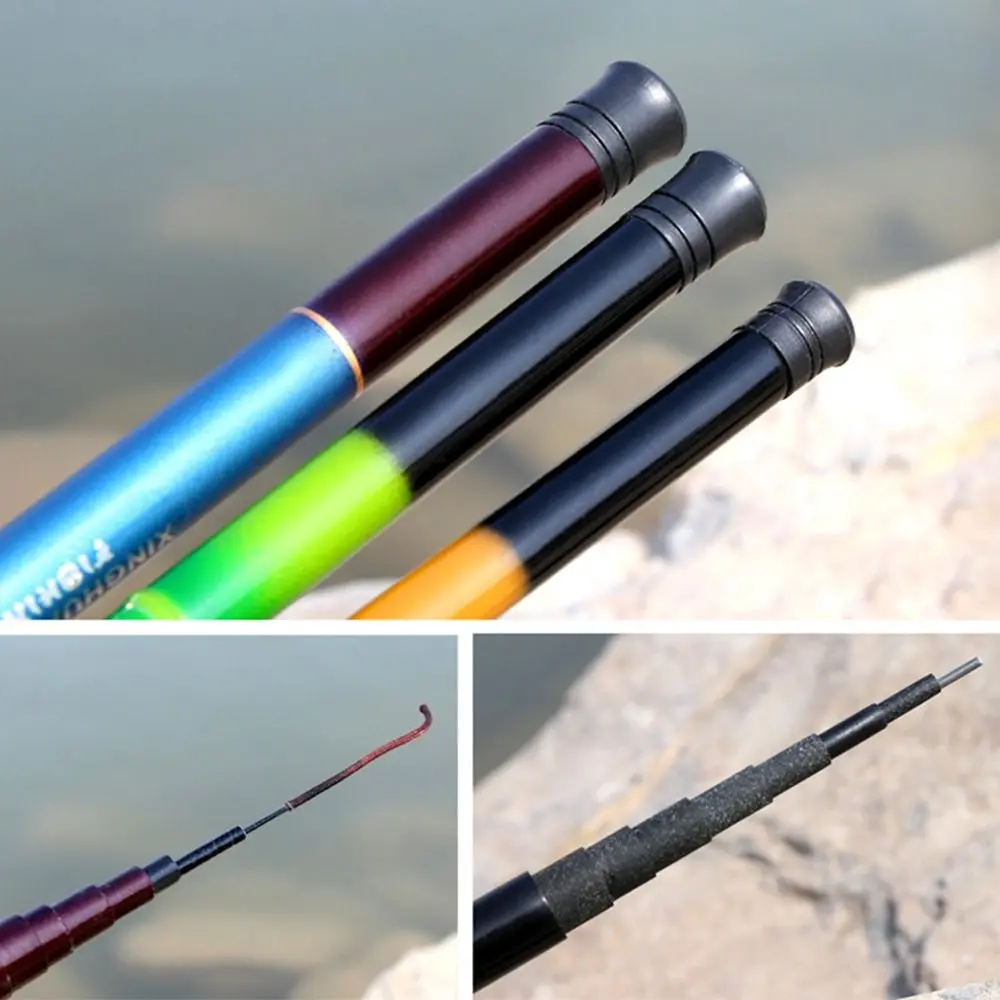 Ultralight Telescopic Fishing Rod Travel SuperHard Stream Lake Hand Pole Carp Feeder Portable Fishing Rods Tackle