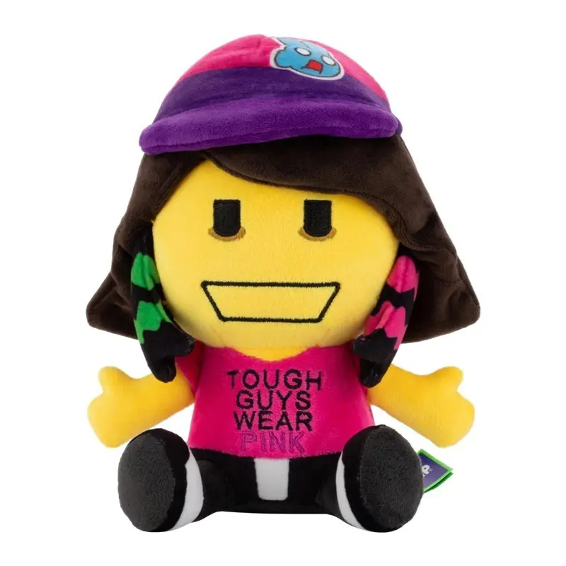 New Anime Tough Guys Wear Pink Infected Plush Toy Regretevator Plush Lampert Plushie Game Peripheral Stuffed Doll Birthday Gifts