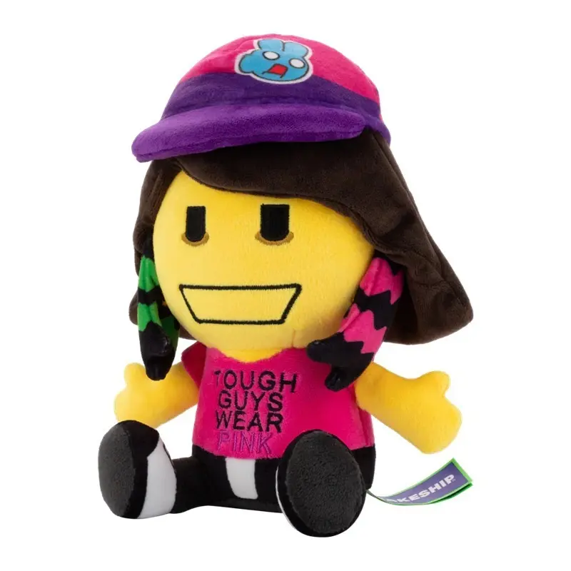 New Anime Tough Guys Wear Pink Infected Plush Toy Regretevator Plush Lampert Plushie Game Peripheral Stuffed Doll Birthday Gifts