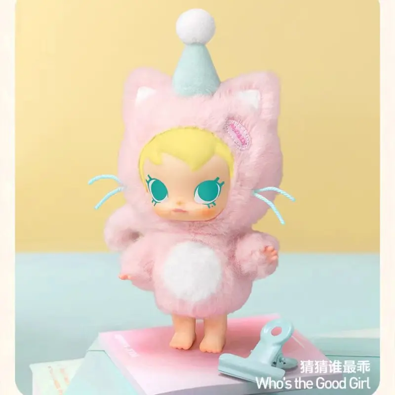 Genuine Babymolly Pocket Friends Series Vinyl Plush Pendant Removable Blind Box Collectible Doll Trendy Surprise Toy Cute Gift