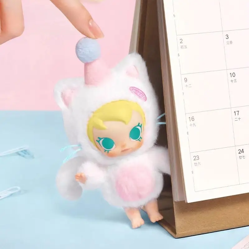 Genuine Babymolly Pocket Friends Series Vinyl Plush Pendant Removable Blind Box Collectible Doll Trendy Surprise Toy Cute Gift