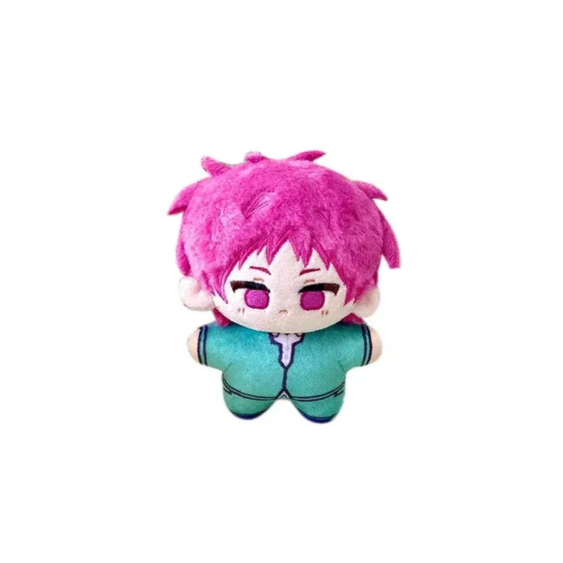 12cm Wholesale Japan Anime Boy Saiki Kusuo Kawaii Cosplay Plush Stuffed Starfish Doll Keychain Pendant Plushies Keyring Toy Gift