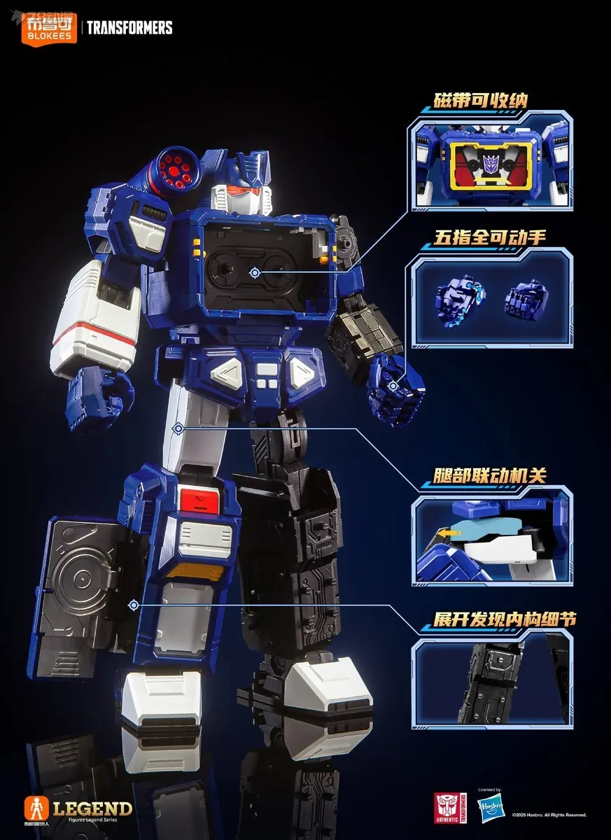 In Stock BLOKEES Soundwave ACTION EDITION Assembling Movable Model Toy G1 Rumble Ravage Shockwave ATTACHMENT Accessories package