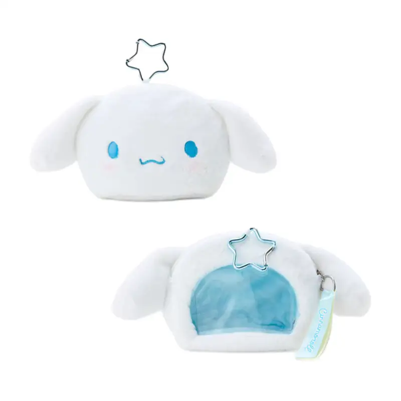 sanrio hello kitty plush hanging bag pain bag kuromi barji pendant my melody ugly fish storage bag keychain ladies birthday gift