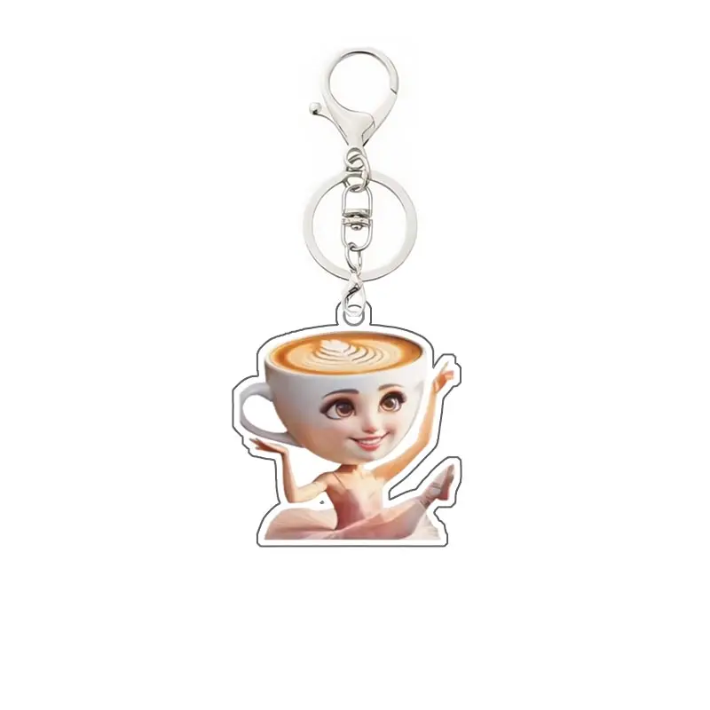 Tralalero Tralala Tung Tung Tung Sahur Brr Brr Patapim Meme Funny Italian Brain Rot Keychains Game Acrylic Keychain Pendant Gift