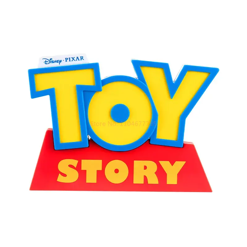 Anime Toy Story Toy Story 3d Logo Nightlight Led Luminous Ornaments Desktop Decoration Figure Model Cartoon Party Birthday Gift