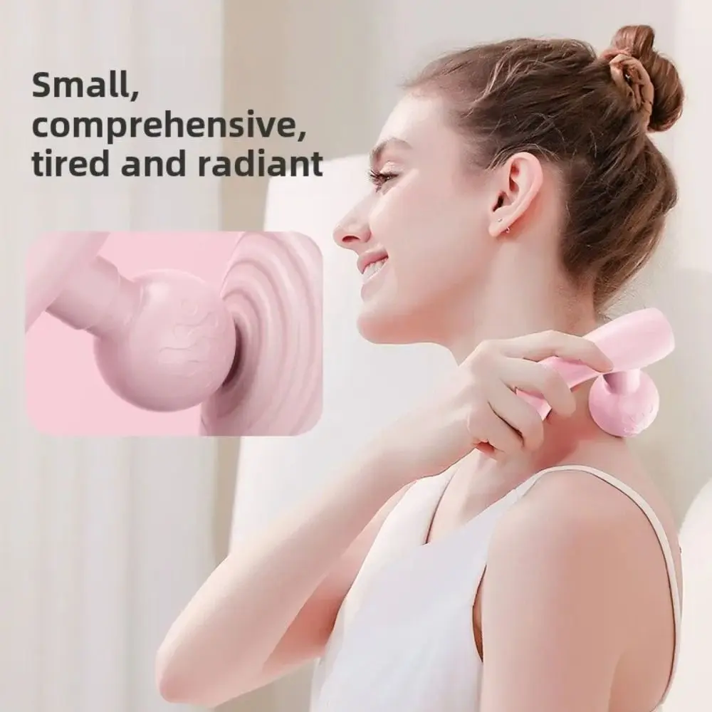 Mini Fascia Tool Vibrating Fast Rechargeable Dual Head Both Portable Muscle Relaxation Full Body Universal Massage Artifact