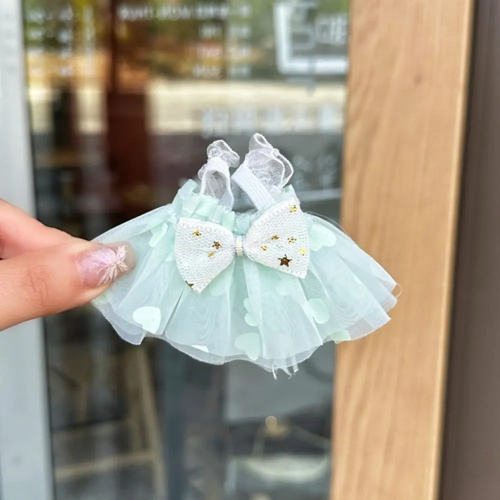 10cm Cotton Doll Lovely Princess Dress Plush Dolls Clothes Accessories Fashion Dresses Skirt Decoration Dolls Accessories
