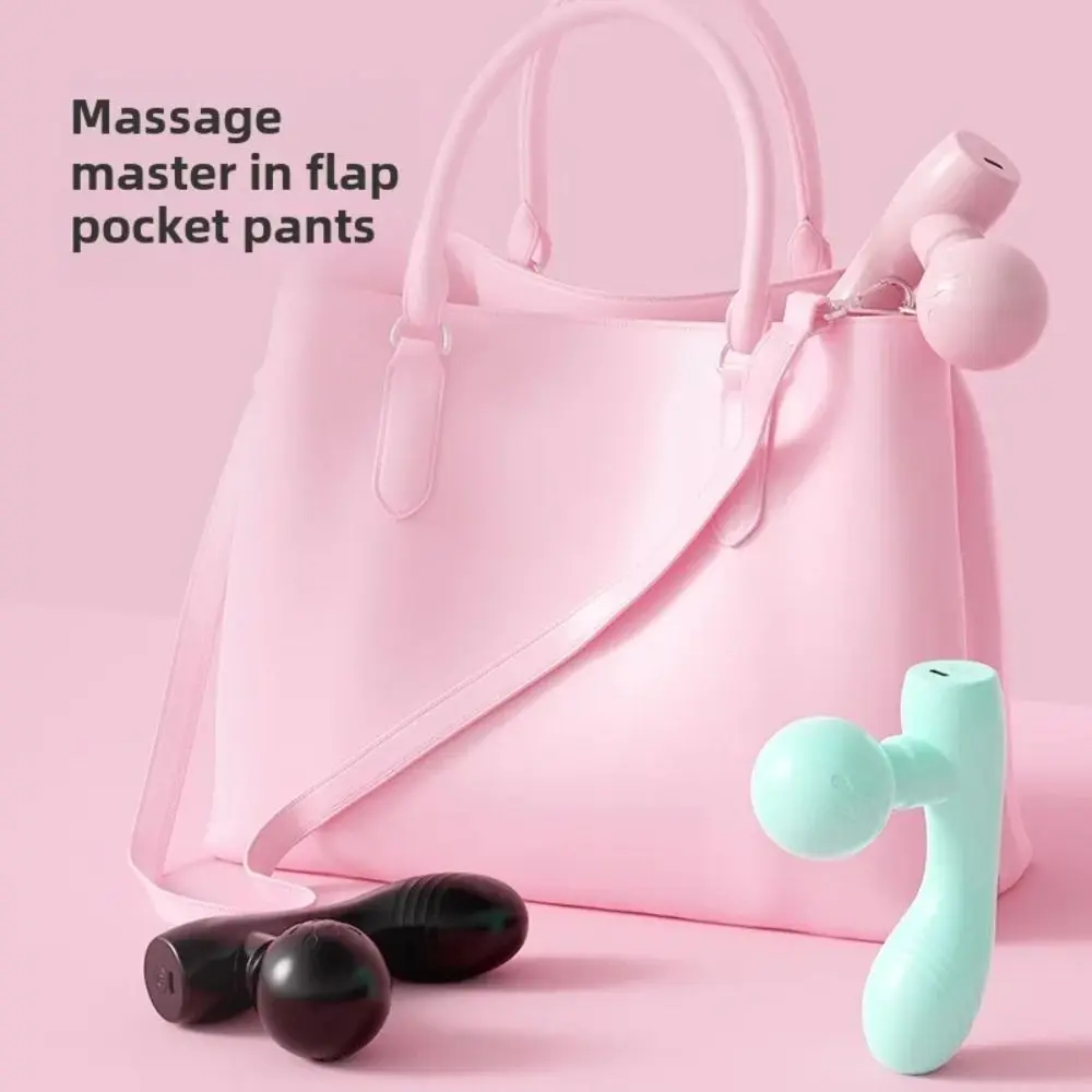 Mini Fascia Tool Vibrating Fast Rechargeable Dual Head Both Portable Muscle Relaxation Full Body Universal Massage Artifact