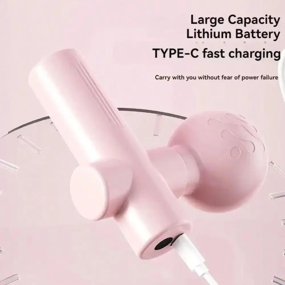 Mini Fascia Tool Vibrating Fast Rechargeable Dual Head Both Portable Muscle Relaxation Full Body Universal Massage Artifact