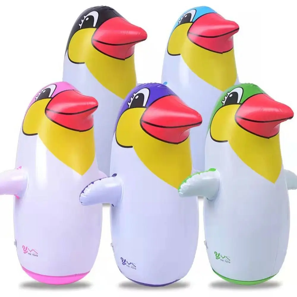 36/45cm Children Inflatable Toys Cute Cartoon Penguin Sandbag Kids Child Party Birthdays Gift Home Sport Boxing Punching Toy