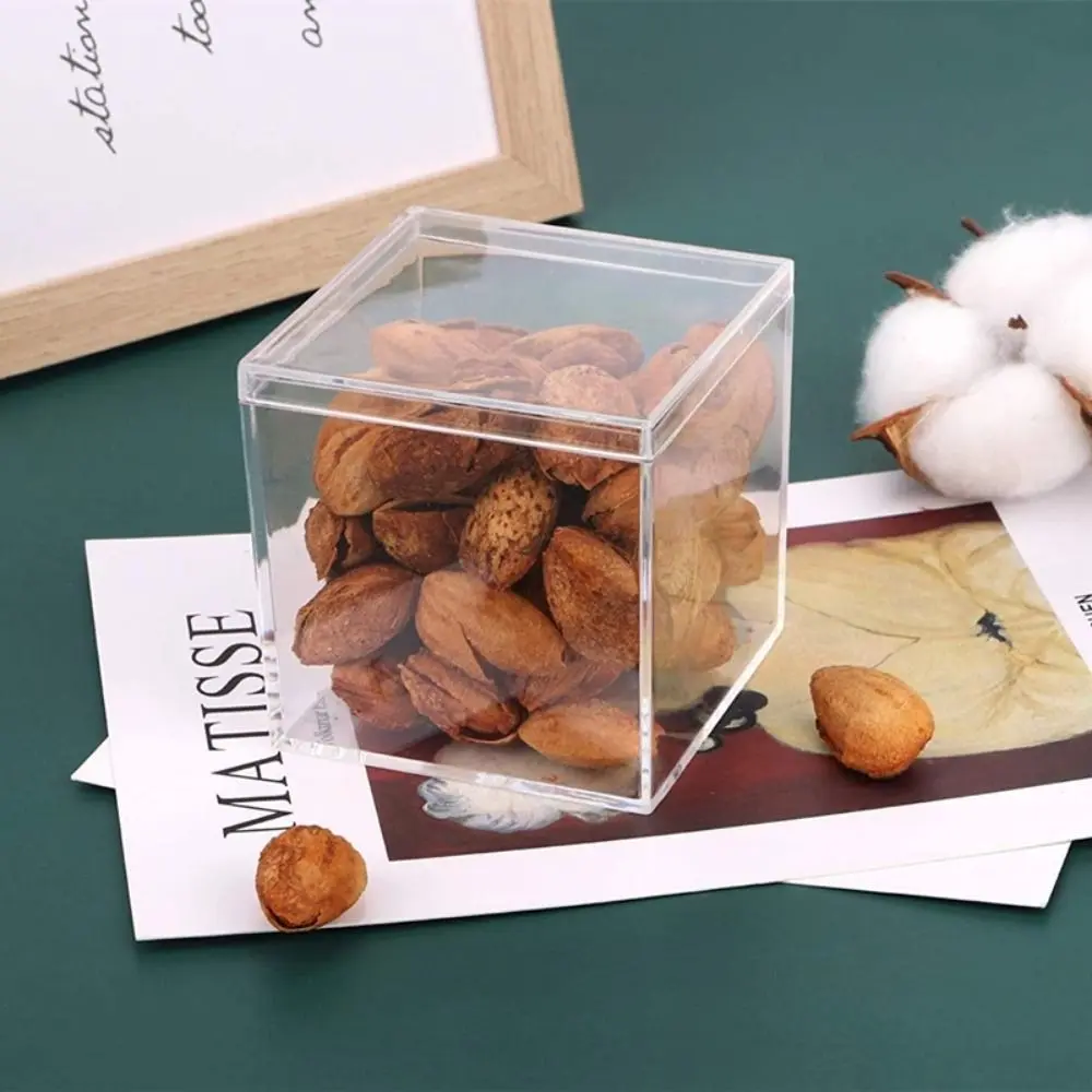 Durable Multi Size Storage Box Acrylic Transparent Jewelry Cosmetics Dustproof Protection Showcase Display Cases Home