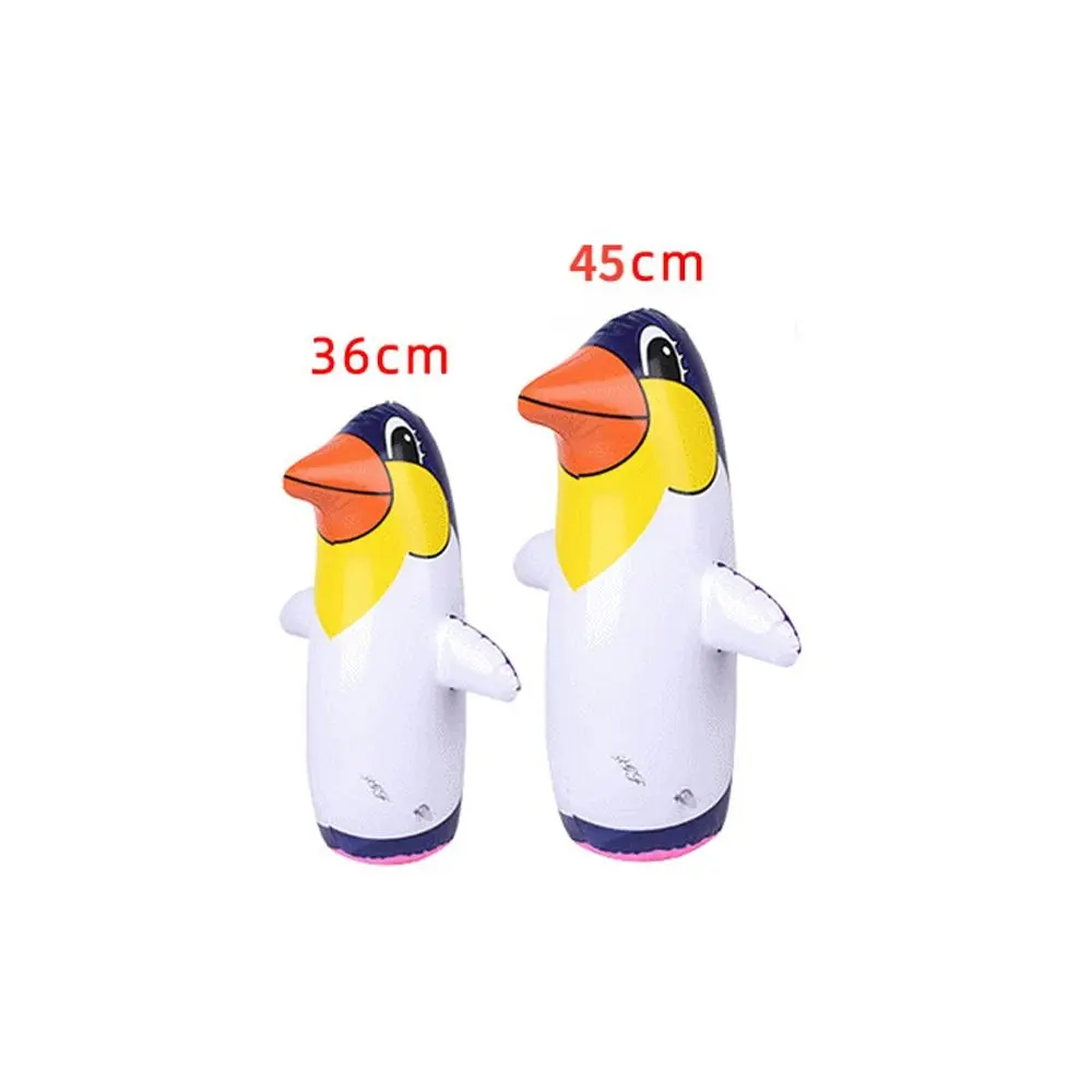 36/45cm Children Inflatable Toys Cute Cartoon Penguin Sandbag Kids Child Party Birthdays Gift Home Sport Boxing Punching Toy