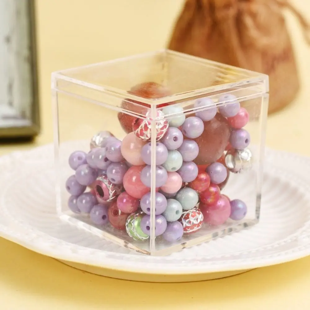 Durable Multi Size Storage Box Acrylic Transparent Jewelry Cosmetics Dustproof Protection Showcase Display Cases Home