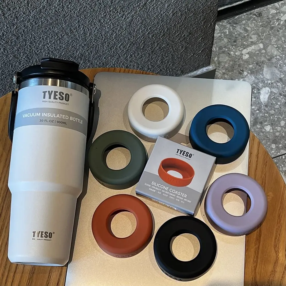 Universal Silicone Bottom Cover for Tyeso Water Bottle 71mm to 77mm Diameter Anti-slip Bottom Sleeve Water Bottle Accessories