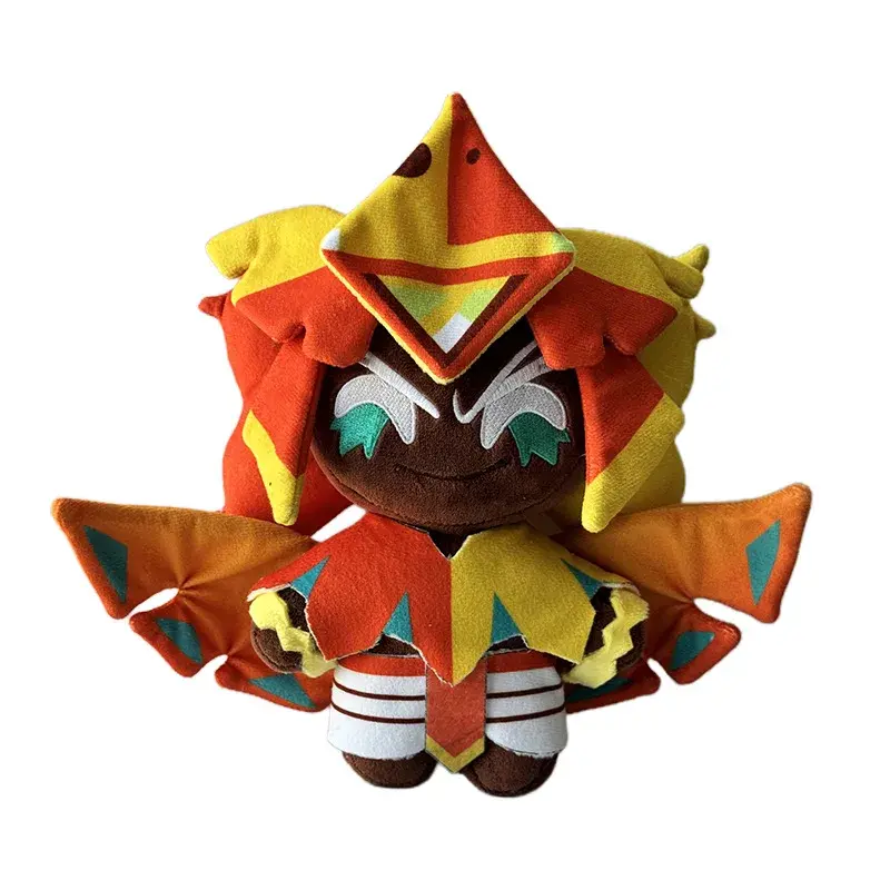 Cute Cartoon Kawaii Shadow Milk Cookie Plush Cookie Run Kingdom Anime Plush Dolls Adults and Children Birthday Gift 25cm