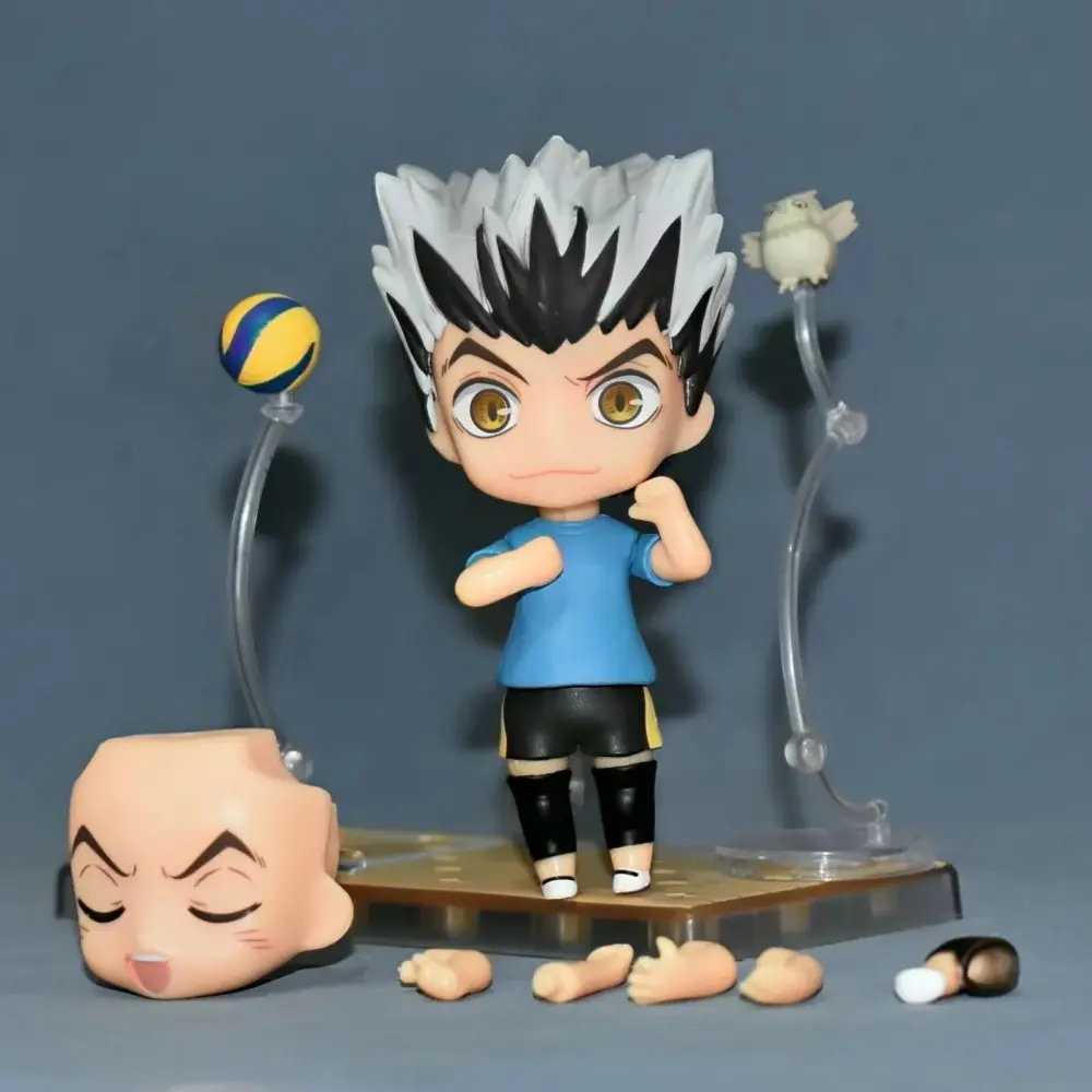Anime Haikyu Hinata Shoyo Kotaro Bokuto PVC Action Figure Collectible Model Doll Toy 10CM 2034# 2035#