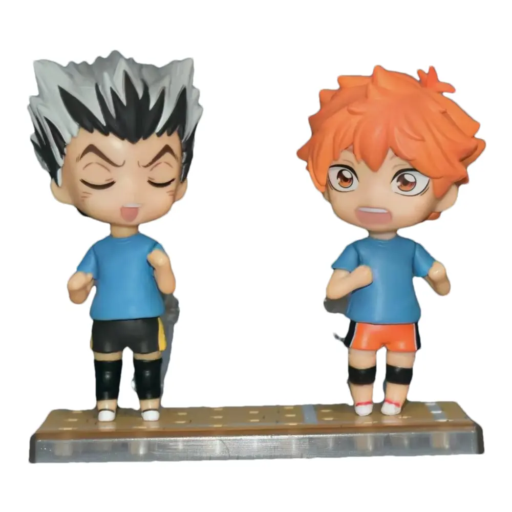 Anime Haikyu Hinata Shoyo Kotaro Bokuto PVC Action Figure Collectible Model Doll Toy 10CM 2034# 2035#