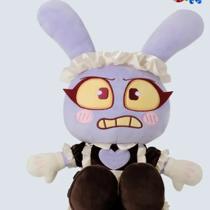 25cm Maid Jax Plush Dolls Cotton Rabbit Doll Soft Doll Cute Room Decoration Toys Kids Birthday Gifts