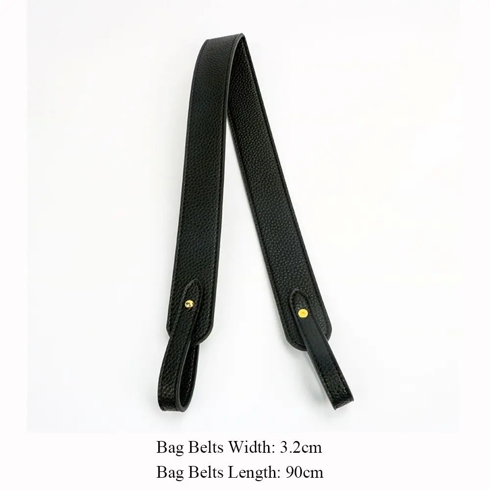 PU Leather Solid Color Bag Strap Women Handbag Belt Wide Shoulder Bag Strap Replacement Adjustable Bag Strap Bags Accessories