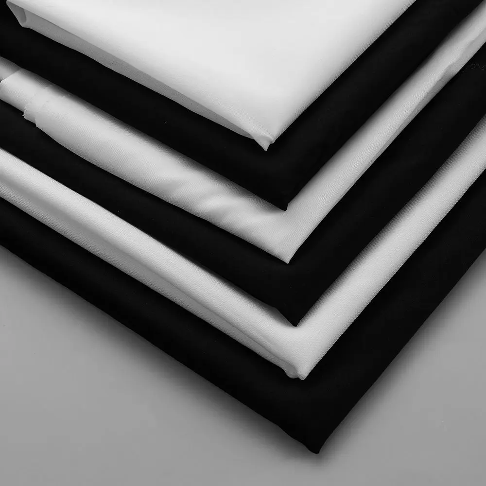 30D/50D/75D Polyester Iron-On Interlining Fabric Single-Sided Adhesive Lining Lightweight Fusible Clothing Sewing Accessories