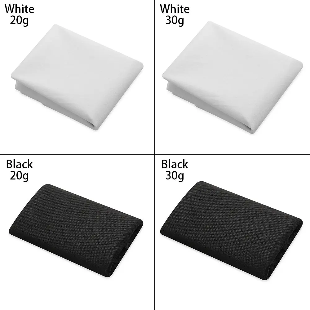 20g/30g Non-woven Iron-On Interlining Fabric Clothing Sewing Accessories Single-Sided Adhesive Lining Lightweight Fusible DIY