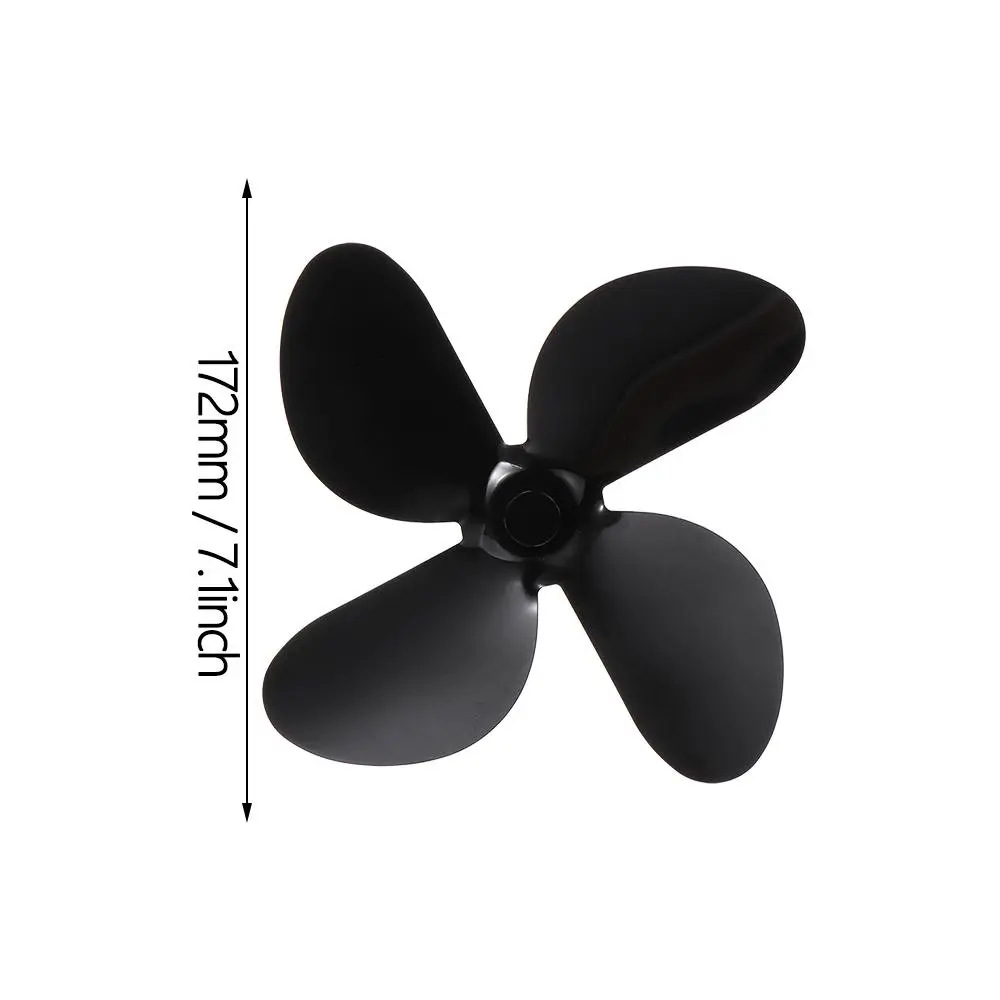 Heat Power Stove Top Fan For Wood Burner Log Burning Fire 4 Blades Fan Blade Fireplace Parts