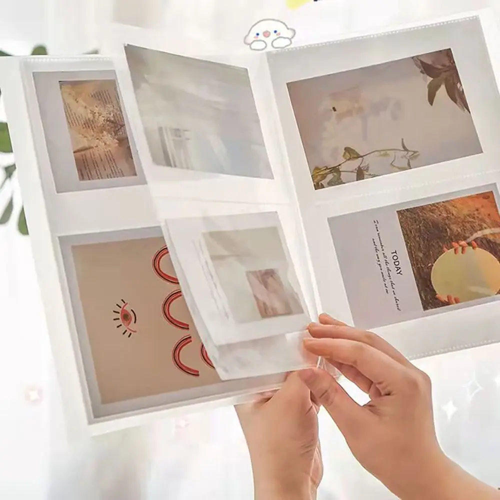 3/4/5/6 Inch 80/160 Slots Transparent Photo Album Idol Photocard Holder Idol Star Card Collect Book Creative Photo Card Holder