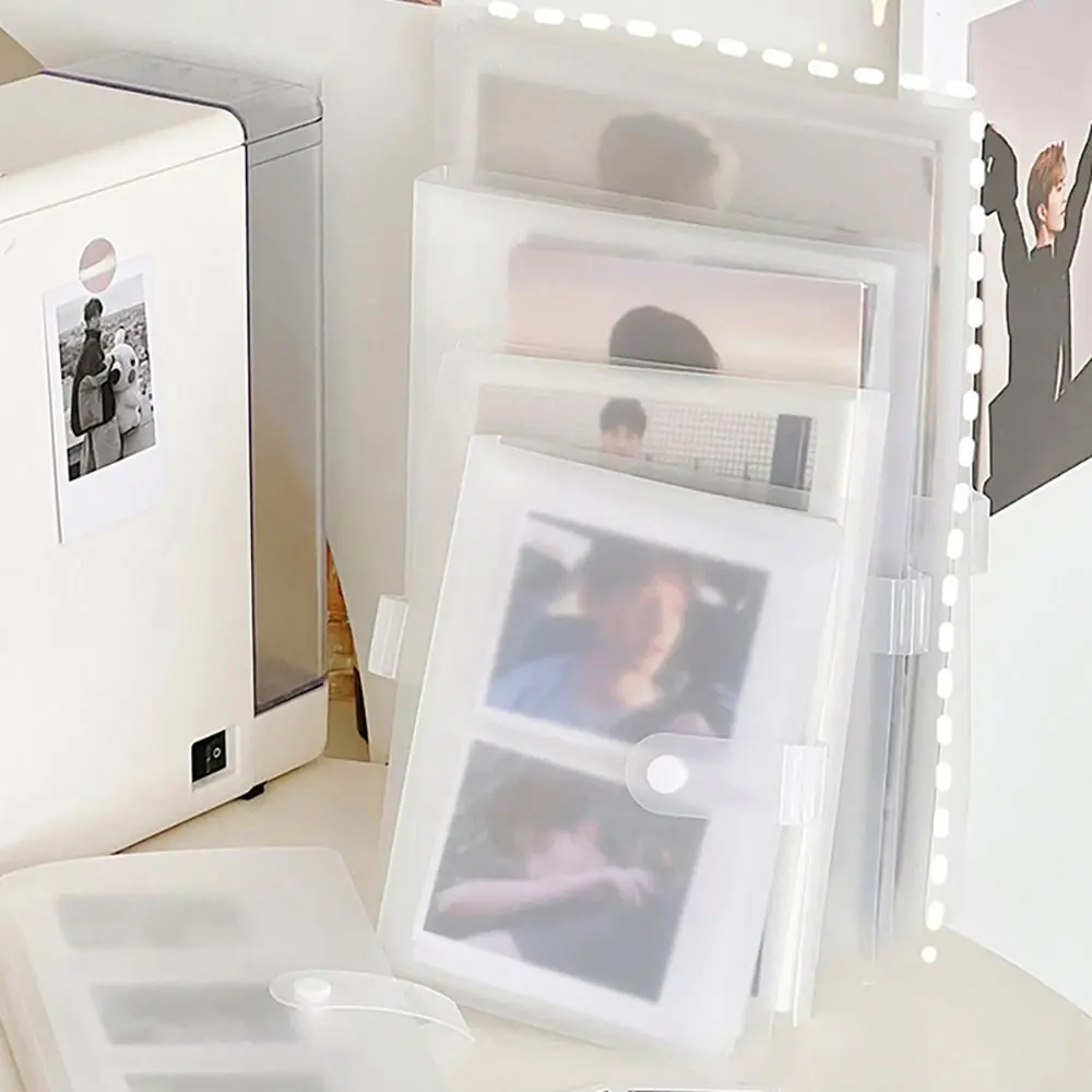 3/4/5/6 Inch 80/160 Slots Transparent Photo Album Idol Photocard Holder Idol Star Card Collect Book Creative Photo Card Holder