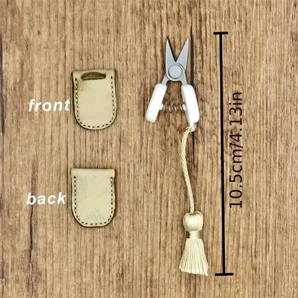 Creative Art Mini Scissor with Protective Cover Straight Tip Sewing Small Scissor Small Sewing Embroidery Supplies