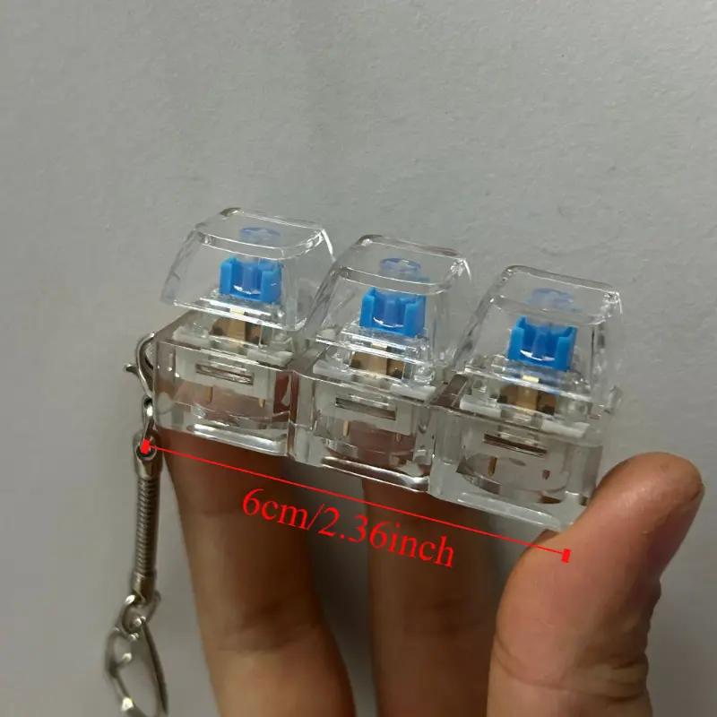 Relaxing 3/4/9 Keys Finger Keyboard Key Button Keycap Decompression Toy Stress Relief Pass The Time Pinch Toy Adult