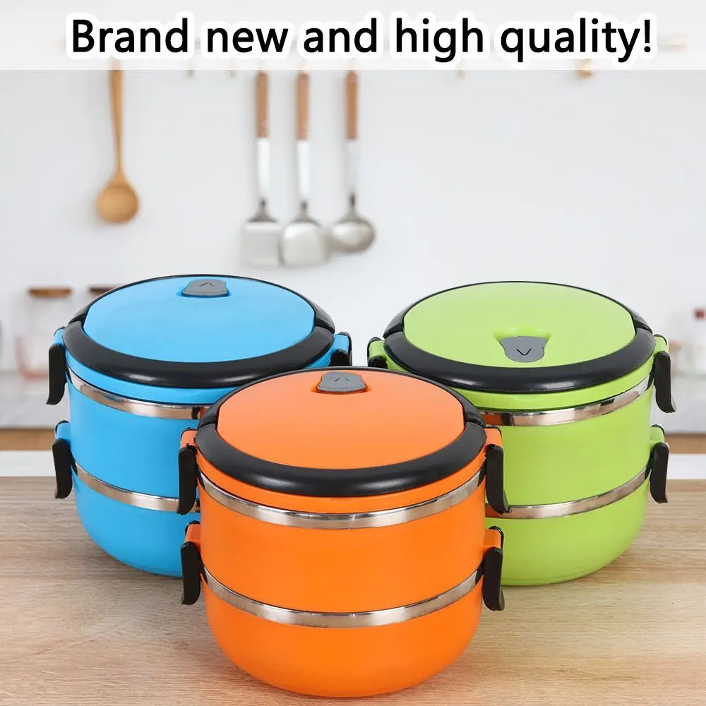 Hot Food Flask Stainless Steel Lunch Box Thermos Vacuum Insulated Trave Kids Adult Kitchen Storage Lunch Boxes