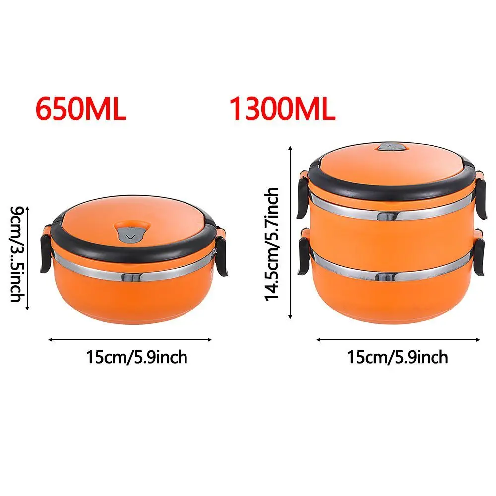 Hot Food Flask Stainless Steel Lunch Box Thermos Vacuum Insulated Trave Kids Adult Kitchen Storage Lunch Boxes