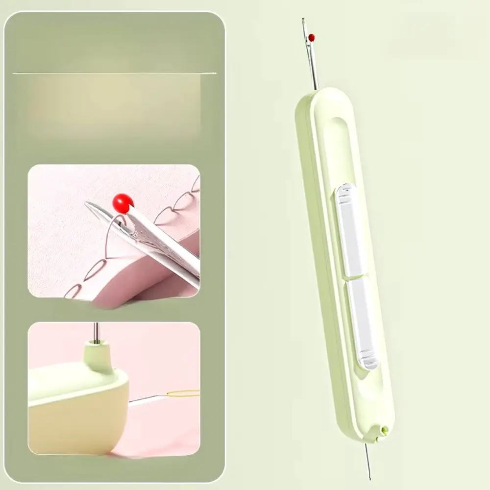 2in1 Threading Needle Threader Multifunctional Picking Thread Remover Hand Household Needlework Sewing Special Tools for Elderly