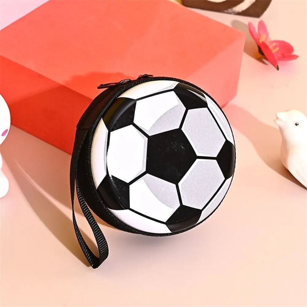 Football Basketball Coin Purse Cartoon Cute Headset Bag Small Wallet Children's Gift Mini Zip Coin Bag