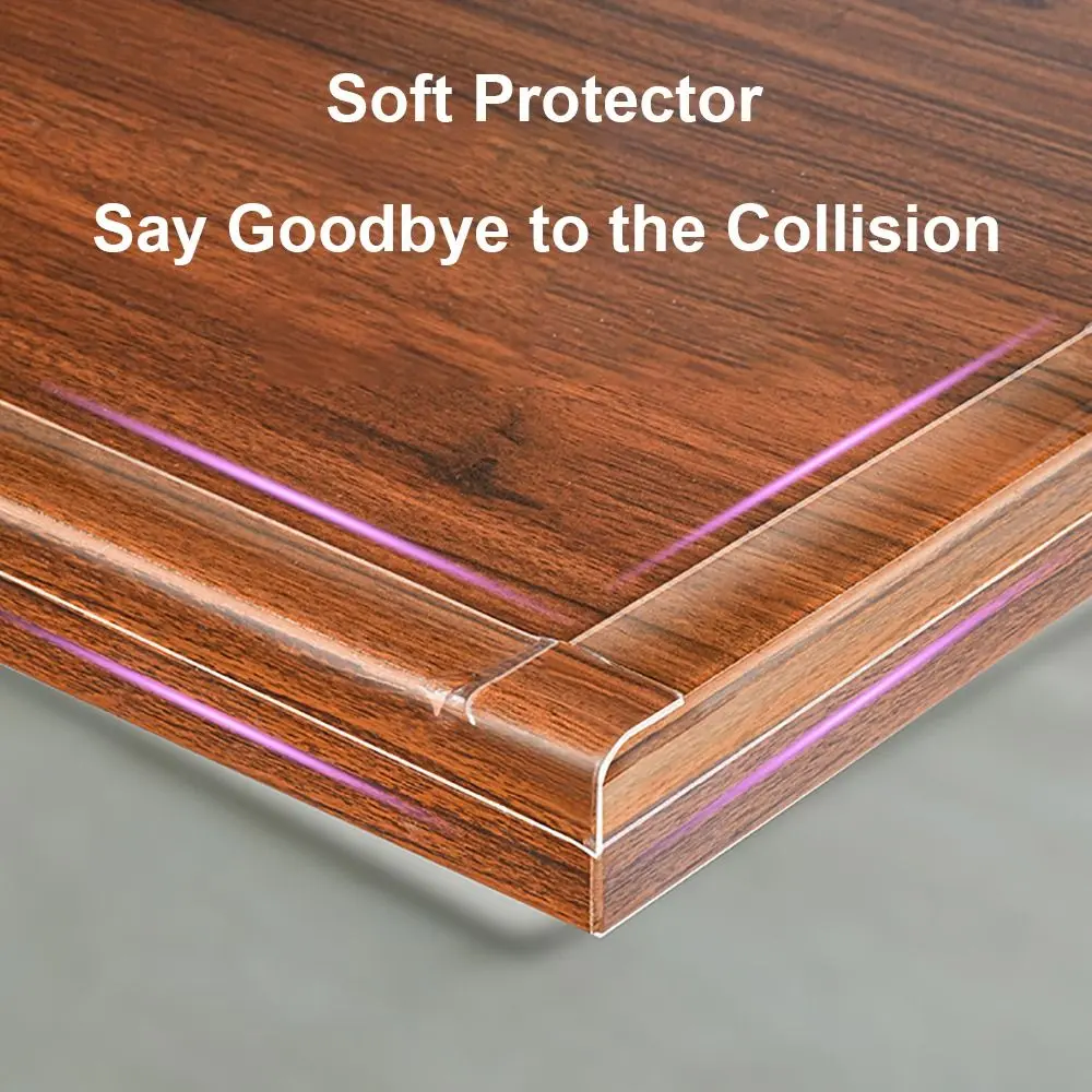 Kids Collision Proof Table Edge Guard Tape Self Adhesive Baby Safety Protective Strip Soft Transparent Furniture Corner Bumper